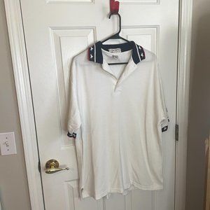 White American Stars Collared Golf Shirt / Polo, by Concepts Pine Island  Size L